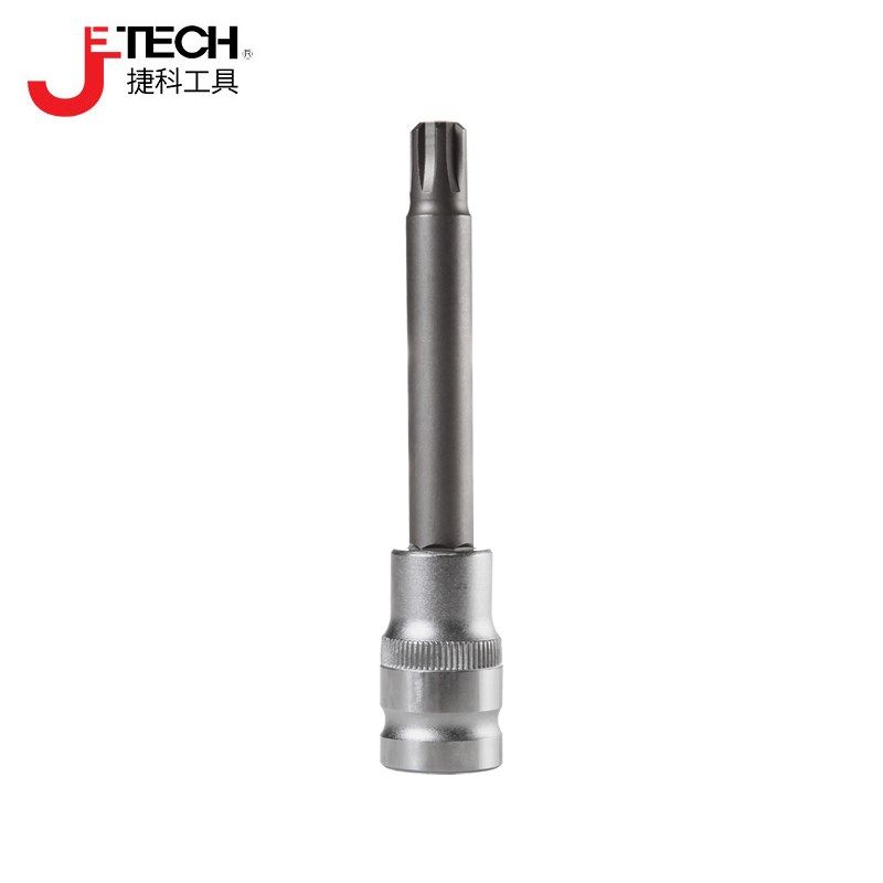 捷科T52气缸盖螺丝专用旋具套筒 大众发动机缸头花键汽修工具MP10
