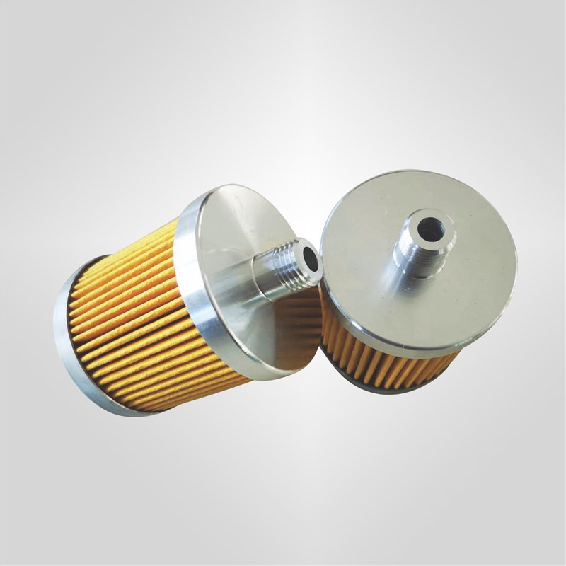 【厂家直销】铝制螺纹内接口空气灰尘滤芯过滤器木浆纸过滤层油滤
