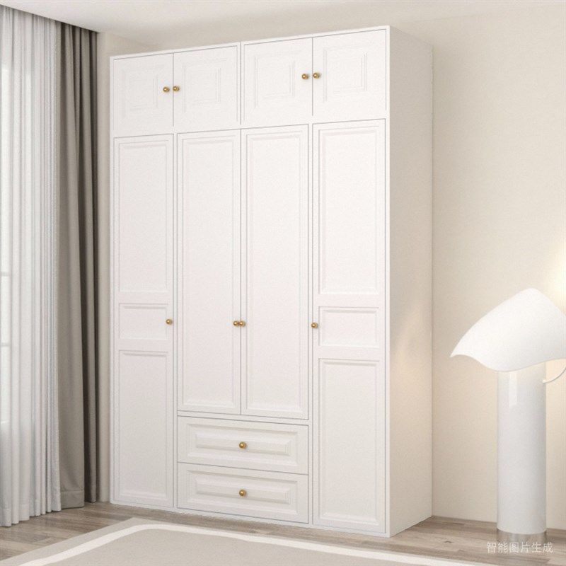 钢制衣柜家用衣橱压型储物儿童卧室简约轻便耐用金属收纳衣柜