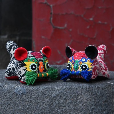 东北布老虎diy材料包高端摆件手作缝制手工刺绣生肖成品王的手创