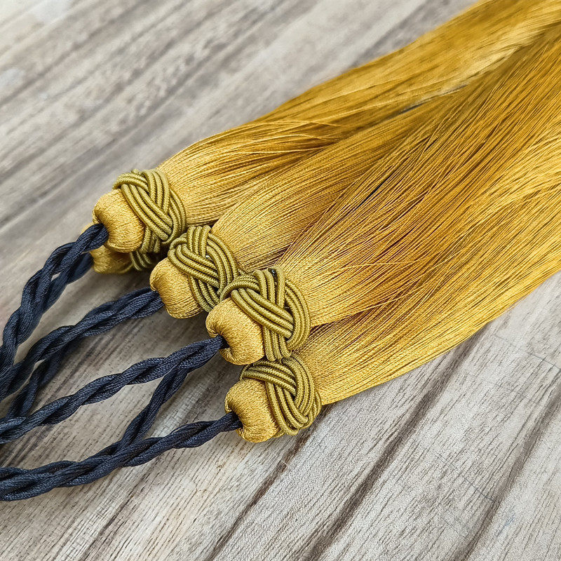 古琴穗冰丝如意吉祥扣流苏入门初学者通用手感顺滑不掉色好打理