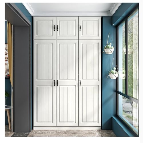 定做衣柜欧式门简约现代阳台储物收纳经济家用卧室包安装组装订制