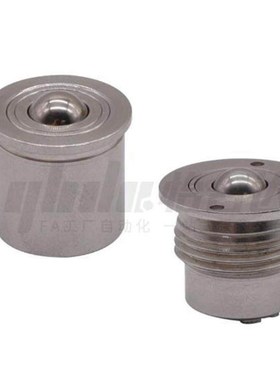 QDF01带柱塞功能型球头钢珠滚轮 BCHP14/18/22牛眼珠万向轴承滚轮