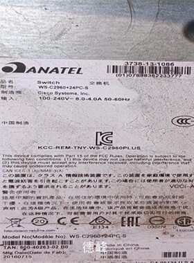 议价[德峰]WS-c2960+24pc-s议价