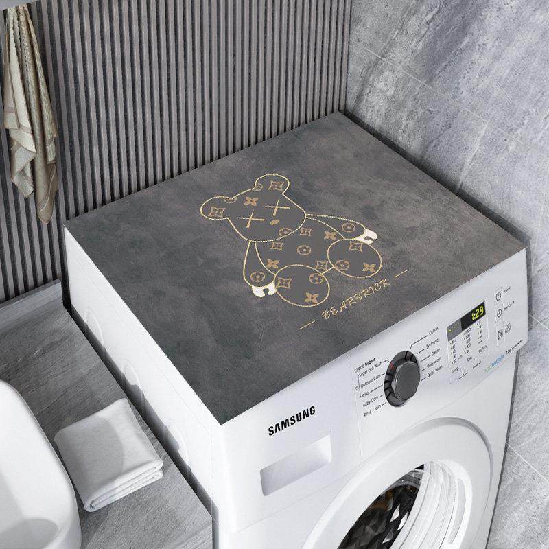 滚筒式洗衣机盖垫防尘罩床头柜防滑防尘垫冰箱顶盖布皮革防水垫子,居家布艺,万能盖巾,淘宝优惠券,粉丝福利购,淘宝优惠卷