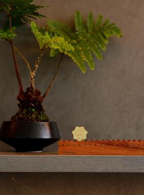 煦时｜MINI翻滚日历 木质台历 实木万年历 桌面摆件 创意礼物定制