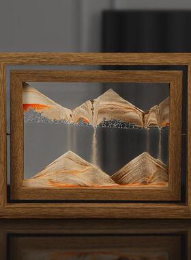 创意流沙画摆件客厅电视柜玄关酒柜装饰摆件生日解压桌面家居饰品