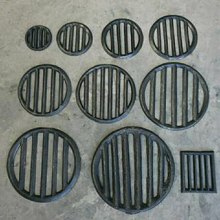 圆形炉箅子炉桥生铁8cm铸铁炉芯内胆铁炉生铁炉壁子炉底炉条炉排