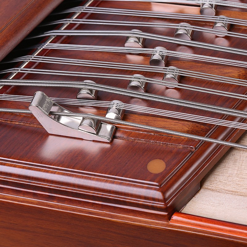 星海402扬琴 8623L-A大果紫檀贝雕扬琴 北京星海扬琴