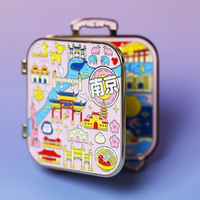 南京文创冰箱贴博物院总统府秦淮河特色景点旅游纪念品伴手礼磁吸