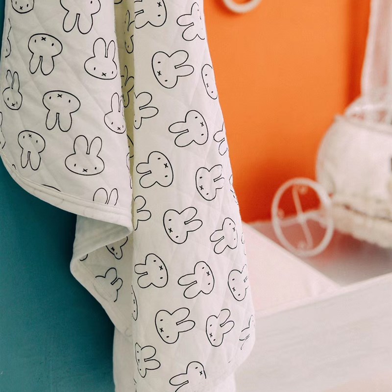 婴幼儿童柔软针织棉空调被夏凉被全棉抱被幼儿园盖毯宝宝软软被