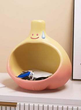 创意桌面收纳摆件入户进门口摆设鞋柜电视柜置物架玄关钥匙收纳盒