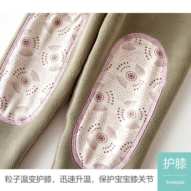 男童保暖裤儿童加绒裤内穿女童校服神器棉裤冬季加厚一体绒打底裤