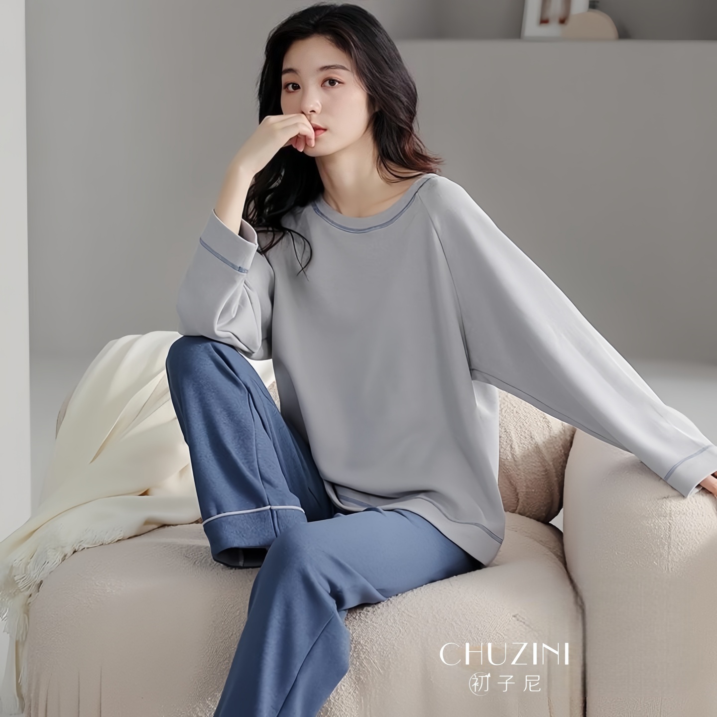 睡衣女款冬季新款长袖冬天德绒