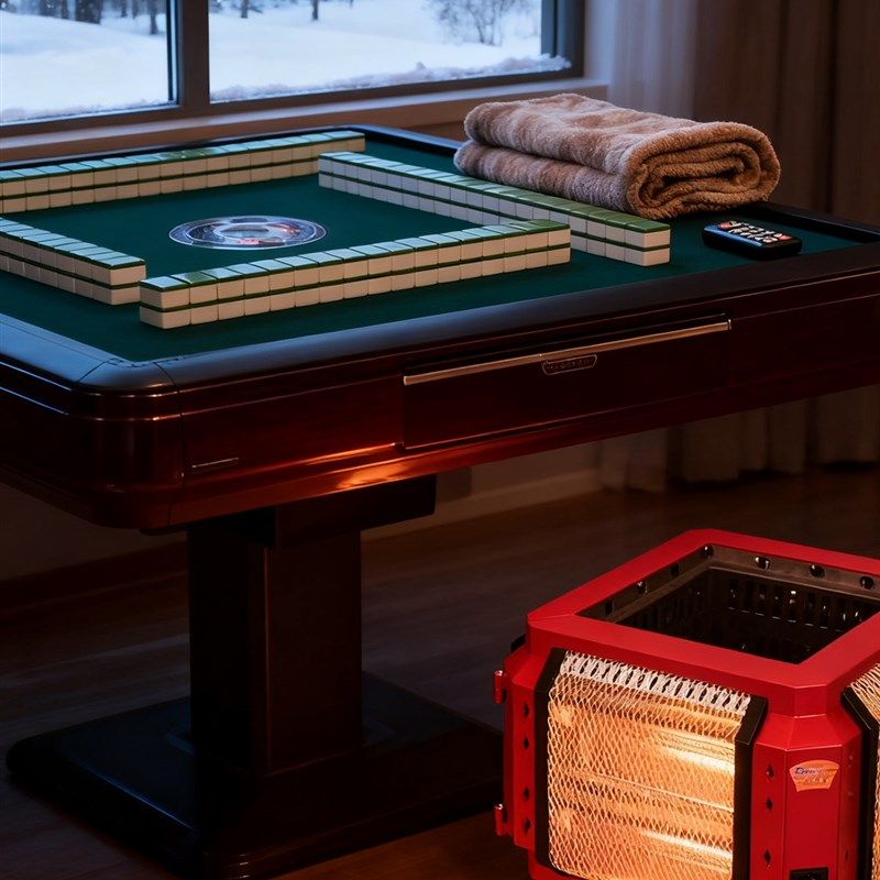 卓航新款取暖器自动麻将机配件独脚麻将桌下烤火炉四面取暖器节能