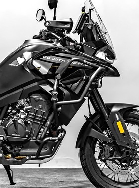 GSADV适用于春风800mt上下护杠304不锈钢保险杠保护杠改装件配件