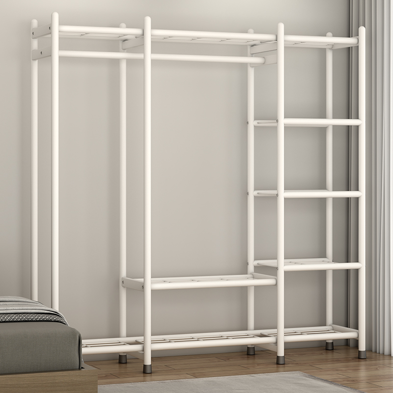 简易衣帽架衣柜式晾衣架挂衣架落地折叠家用室内卧室大容量收纳