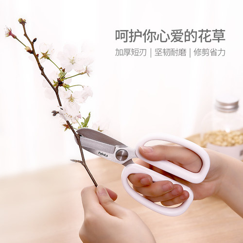 家用园艺剪刀宽头鲜花剪花艺花道修枝剪插花枝花卉小树枝修剪工具