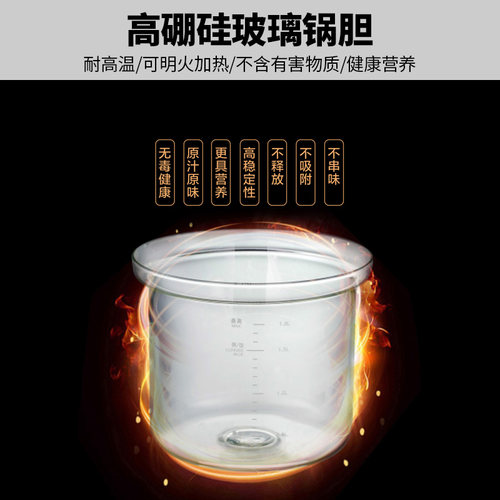 电炖锅煲汤煮粥神器养生慢炖锅家用小型炖汤炖盅全自动玻璃非陶瓷