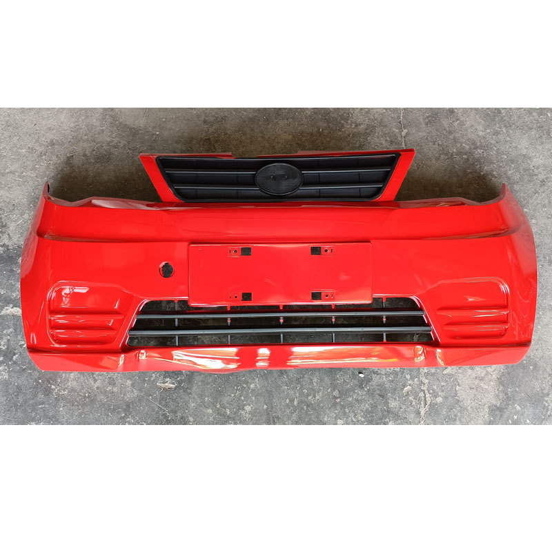 金彭V8电动汽车轿车新款前保险杠前杠金鹏V8电动四轮车前脸前护杠