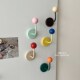 不腻少女心 彩色磁吸挂钩创意家用冰箱贴玄关门口柜衣服磁铁钩