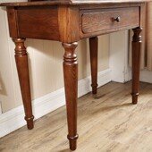 意舍美式 全实木梳妆台小户型卧室妆台妆镜复古梳妆桌化妆台梳妆凳