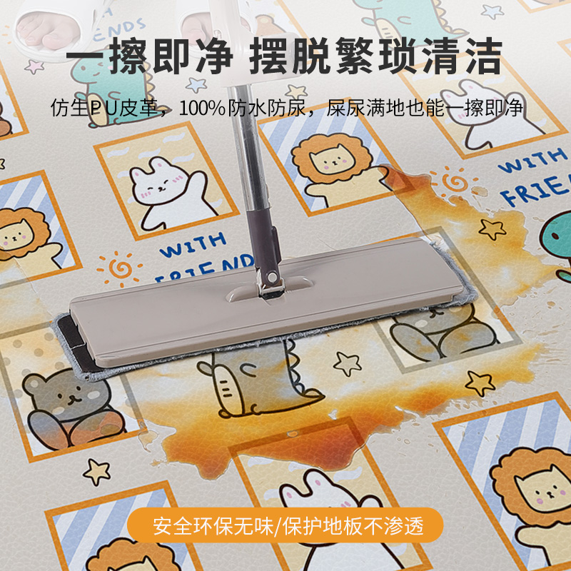 保暖加厚冬季防水隔尿咬不烂宠物地垫免洗皮革睡觉垫狗狗笼子围栏