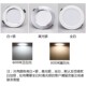 5W12W家用客厅过道开孔7.5超薄嵌入式 5寸3 天花孔灯 led筒灯2.5
