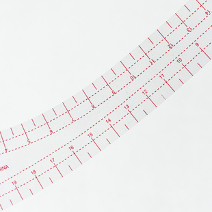 3231逗号型曲线尺多功能袖笼弧线尺服装设计裁剪打板制版绘图工具