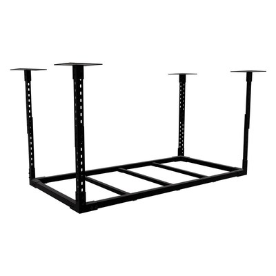 吊架悬挂式收纳家用车库置物架子金属防潮加厚重型地下储藏室货架