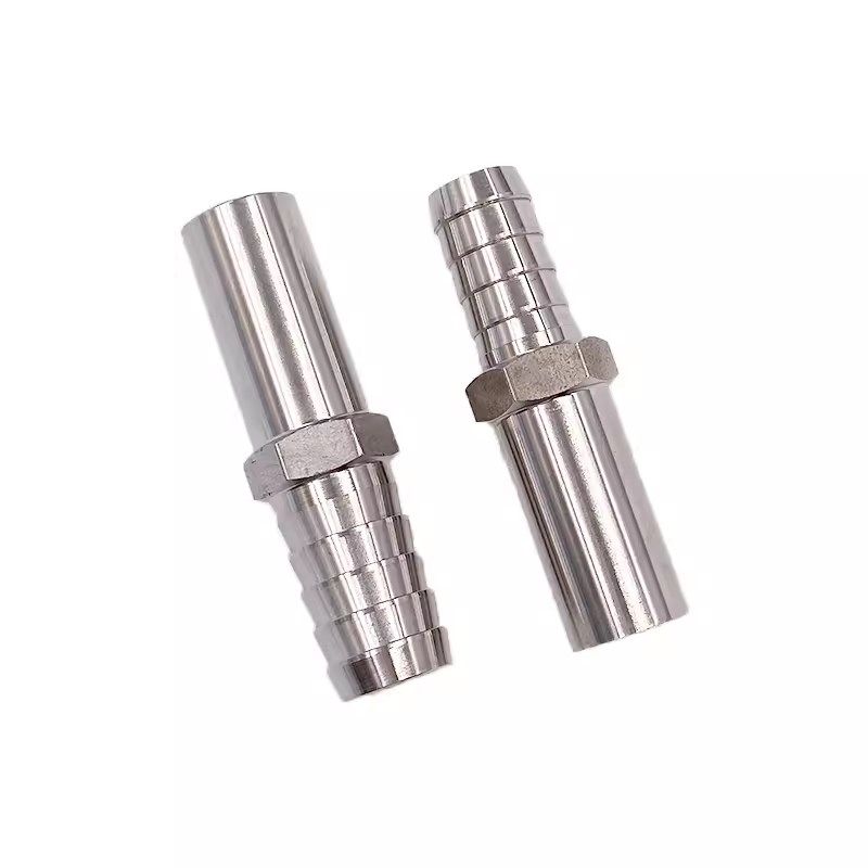 316L不锈钢光杆转宝塔接头1/4直杆管焊接转六角宝塔头公制英制8mm,五金/工具,管接头,淘宝优惠券,粉丝福利购,淘宝优惠卷