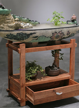 客厅创意落地流水中式玄关循环水景观室内加湿禅意店铺装饰摆设品