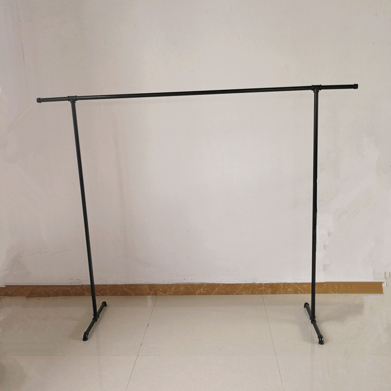 服装展示架复古龙门架落地水管挂衣杆服装店衣服架落地单杠晾衣架