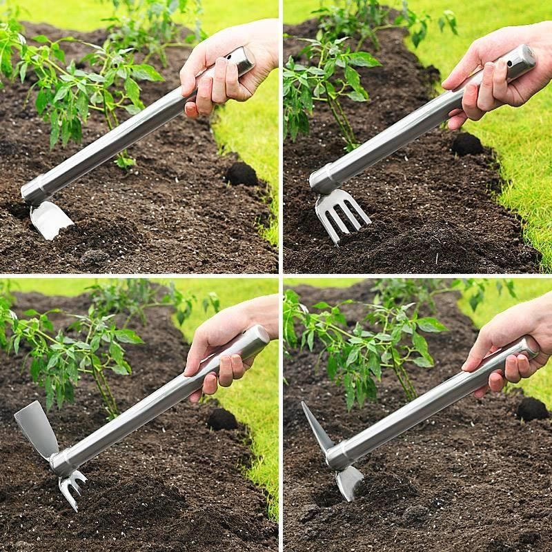 全钢小锄头家用种菜小型农用具两用户外挖土锄地神器加厚除草工具,鲜花速递/花卉仿真/绿植园艺,锄头,淘宝优惠券,粉丝福利购,淘宝优惠卷