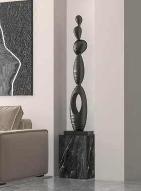 酒店大堂创意抽象雕塑艺术品摆件样板间会所室内玄关落地装饰摆设