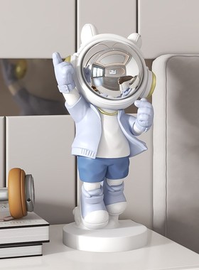 宇航员太空人摆件酒柜装饰品卧室入门玄关办公室电脑桌书桌工艺品