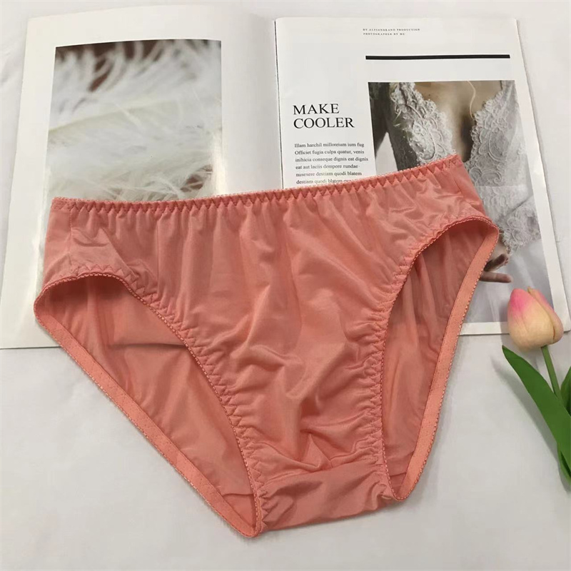 男士性感闪亮面料弹力泳布三角裤简约半透明爽滑透气男式三角内裤