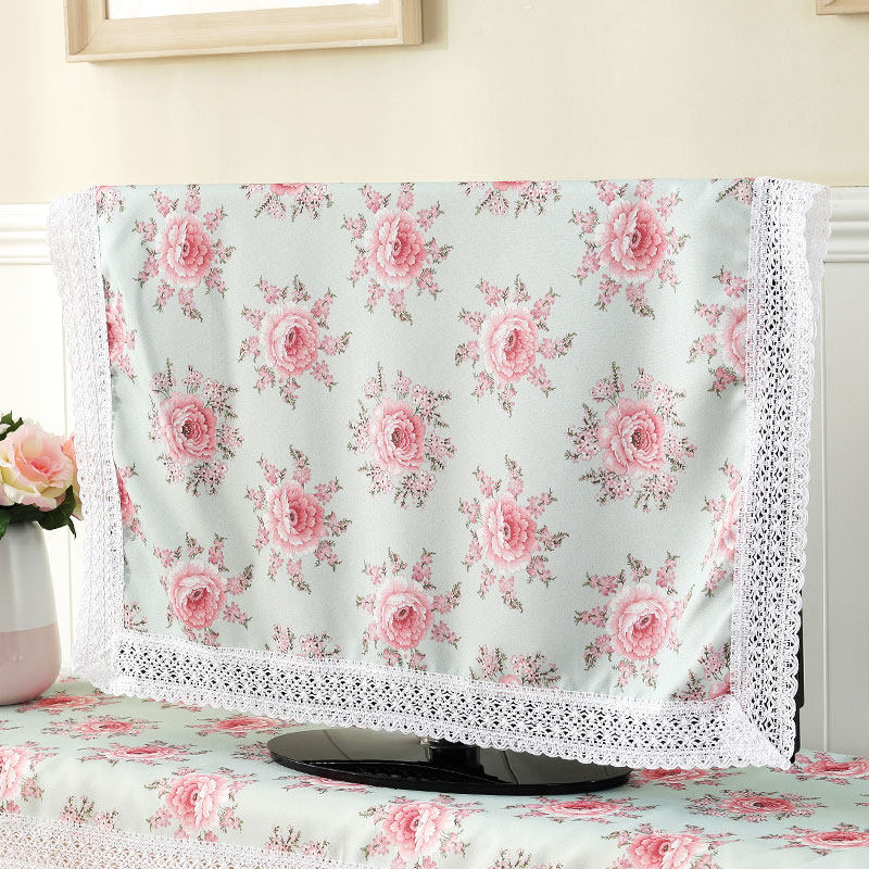 包邮50蕾丝55挂式液晶电视罩42寸布艺液晶电视盖布电视机防尘罩套,居家布艺,电视机罩,淘宝优惠券,粉丝福利购,淘宝优惠卷