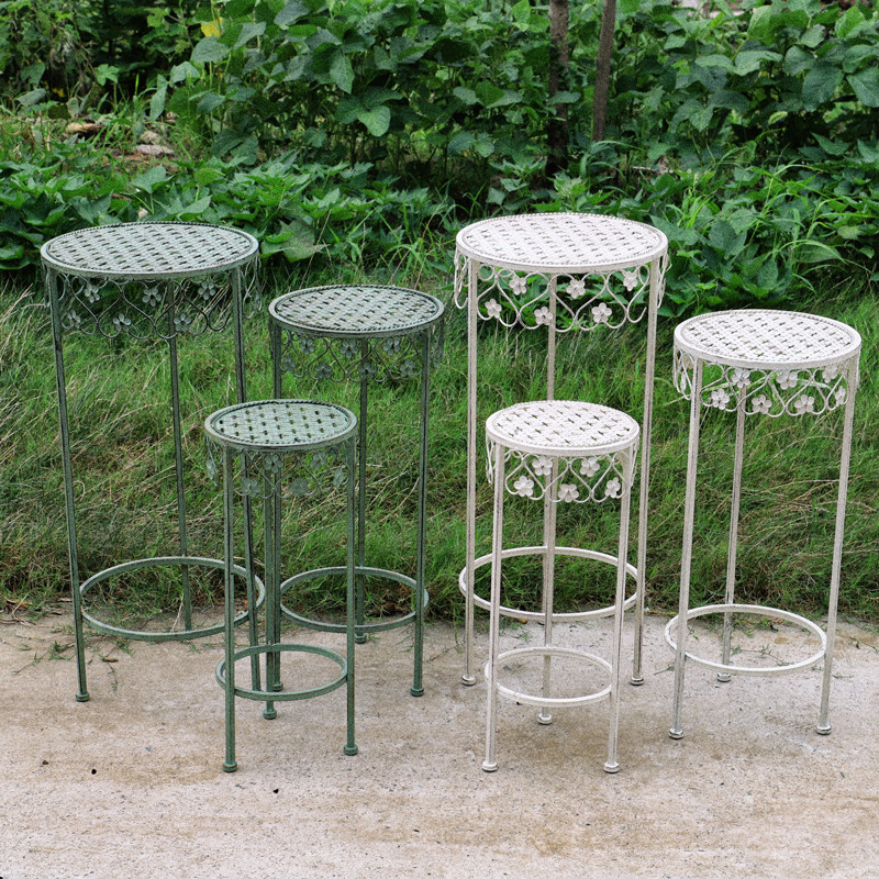 铁艺小花朵花架凳 花盆抬高架   盆架 欧式田园风复古做旧,鲜花速递/花卉仿真/绿植园艺,花架,淘宝优惠券,粉丝福利购,淘宝优惠卷