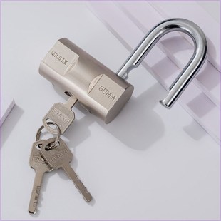 C级铜芯叶片榔头锁防水防锈防盗铜芯挂锁柜子锁大门锁仓库榔头锁