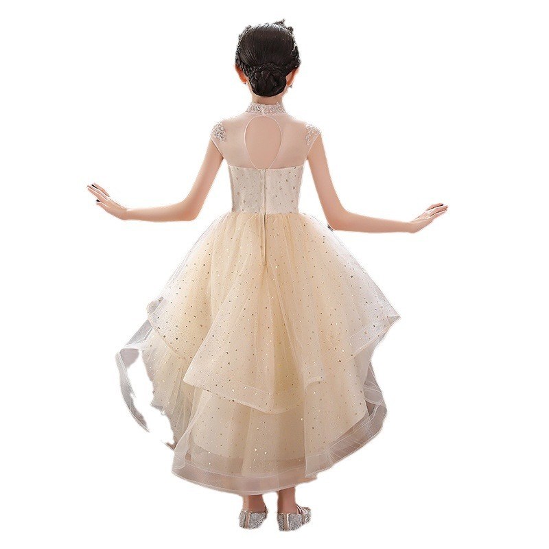 大码礼服高端花童婚纱公主裙生日宴会走秀小主持人钢琴演奏演出服