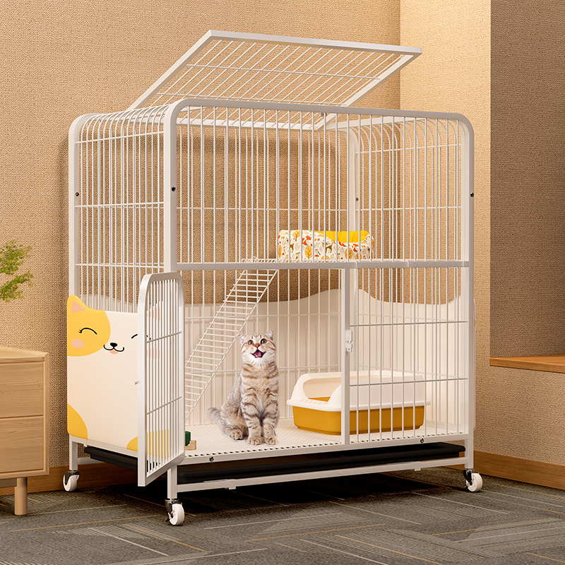 猫笼子家用室内猫笼超大自由空间猫别墅一室一厅一卫养猫专用笼子