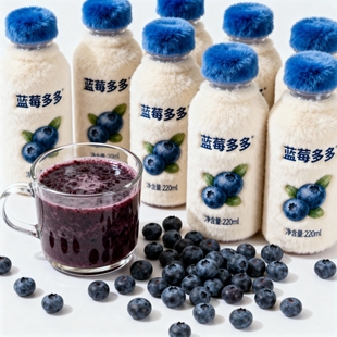 【冬季上新】蓝莓多多220ML*20瓶精选佐餐酸奶风味饮品彩箱送礼