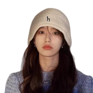 【一折专区】Horgias哈吉斯尼森冬季堆堆宽松包头针织帽保暖时尚