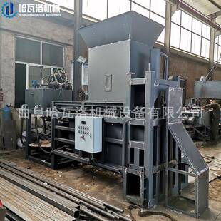 套袋麦糠打包机稻壳压缩装袋机木刨花压缩打包机厂家