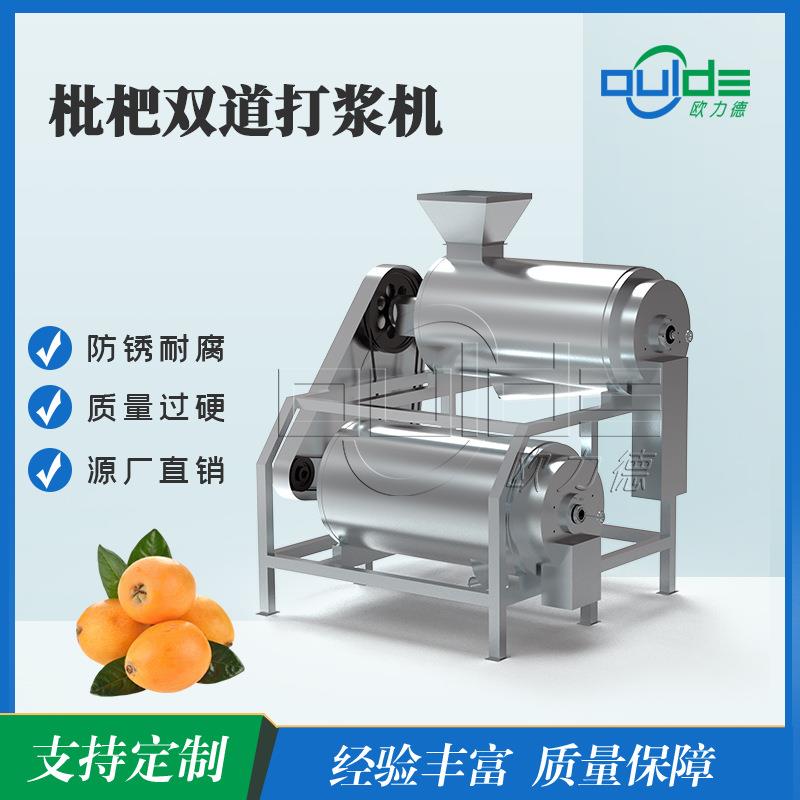 厂家直供MDJ2系列全自动不锈钢工业去籽去核出浆快双道枇杷打浆机