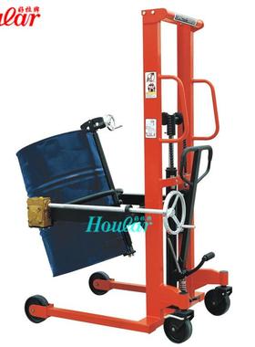 DS50手动液压油桶车翻转倒料升降车半自动油桶倾倒车