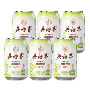 6听 双合盛吴裕泰联名茉莉花茶精酿啤酒330ml 天猫U先试用