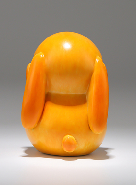 2023兔年新款兔子摆件《富贵兔》铜工艺品可爱生肖兔家居饰品礼物