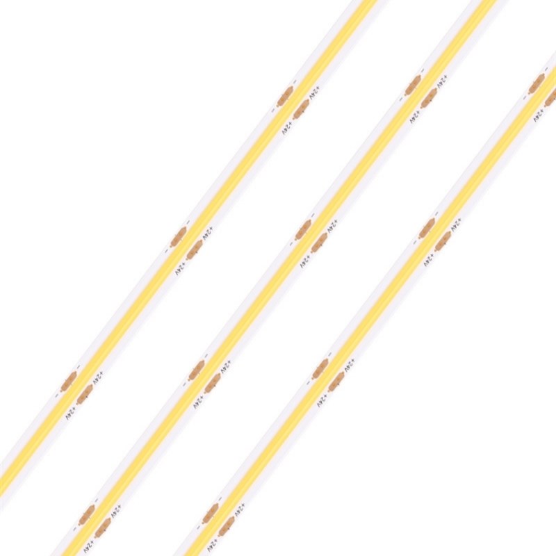 超亮COB灯带自粘24V低压led柔性软灯条吊顶线条灯带酒柜橱柜氛围